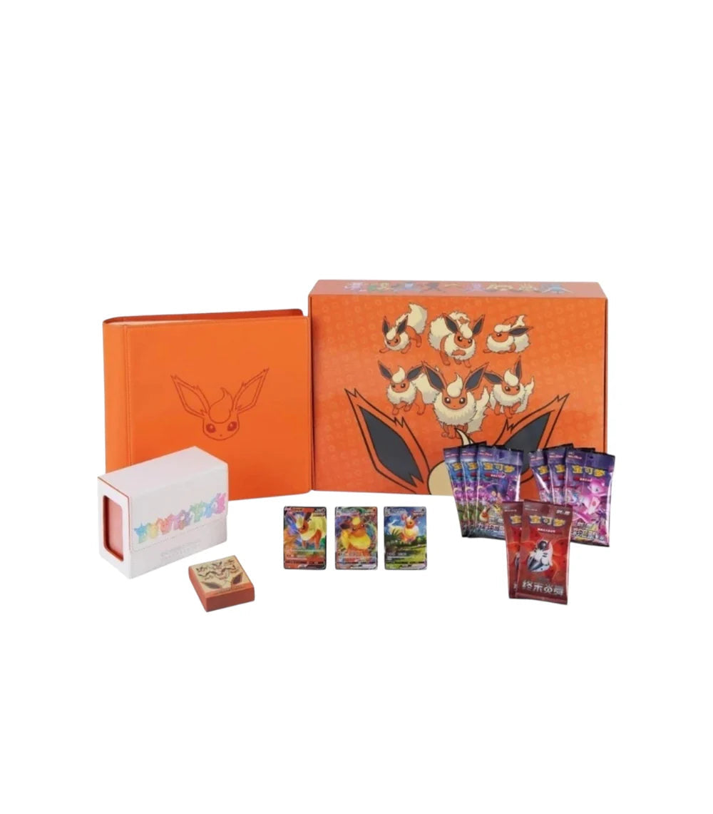 Pokémon TCG: Eevee GX "Flareon" Premium Gift Box (S-Chinese)
